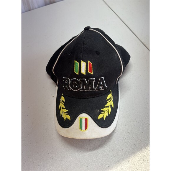 ROMA Strapback Hat Baseball Cap One Size Cotton Blend Vintage 1990’s - Picture 1 of 3